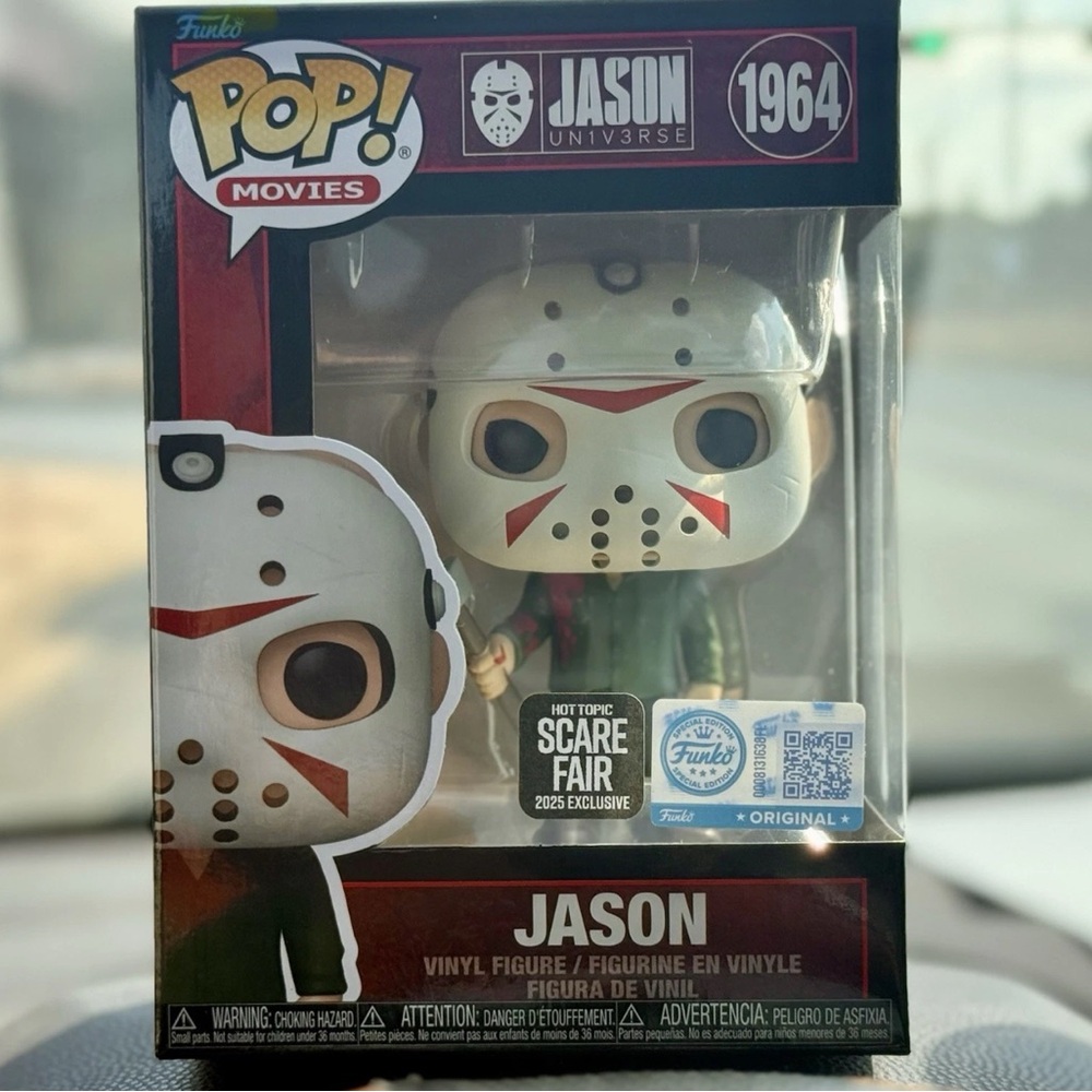 Funko Pop Horror Jason Voorhees #1964 Scare Fair 2025 Hot Topic Exclusive